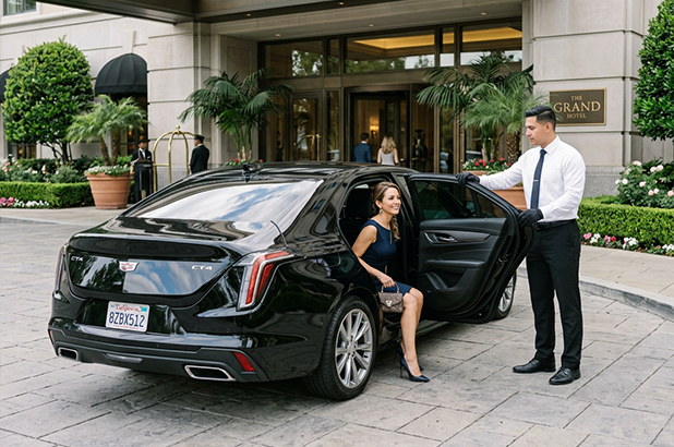 Luxury Sedan Rear Side